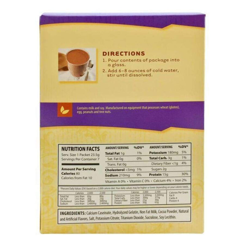 BariatricPal Instant Protein Drink - Chocolate - Single Serve Protein Packets