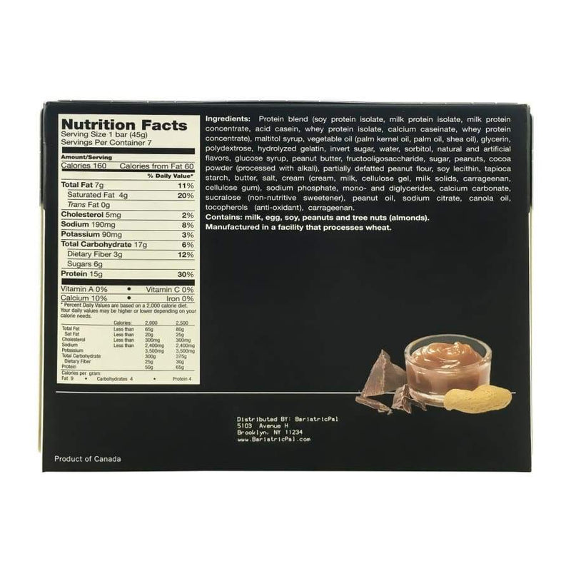 BariatricPal Protein Bars - Nutty Caramel Crunch - Protein Bars