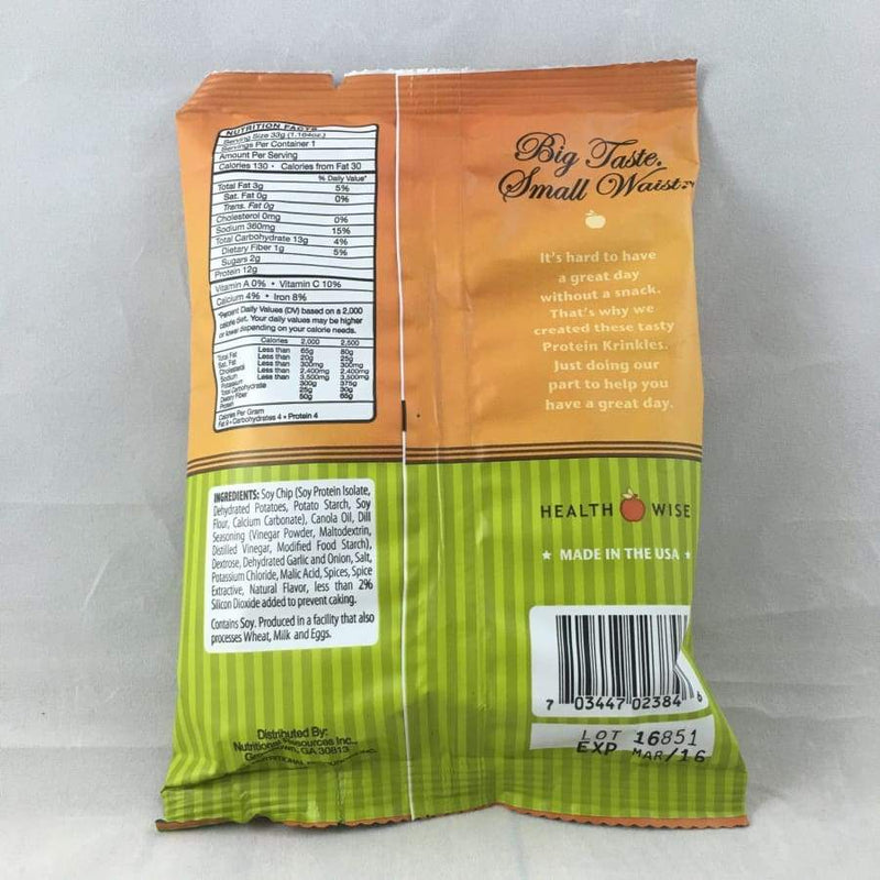 BariatricPal Protein Krinkles - Dill Pickle - Protein Chips