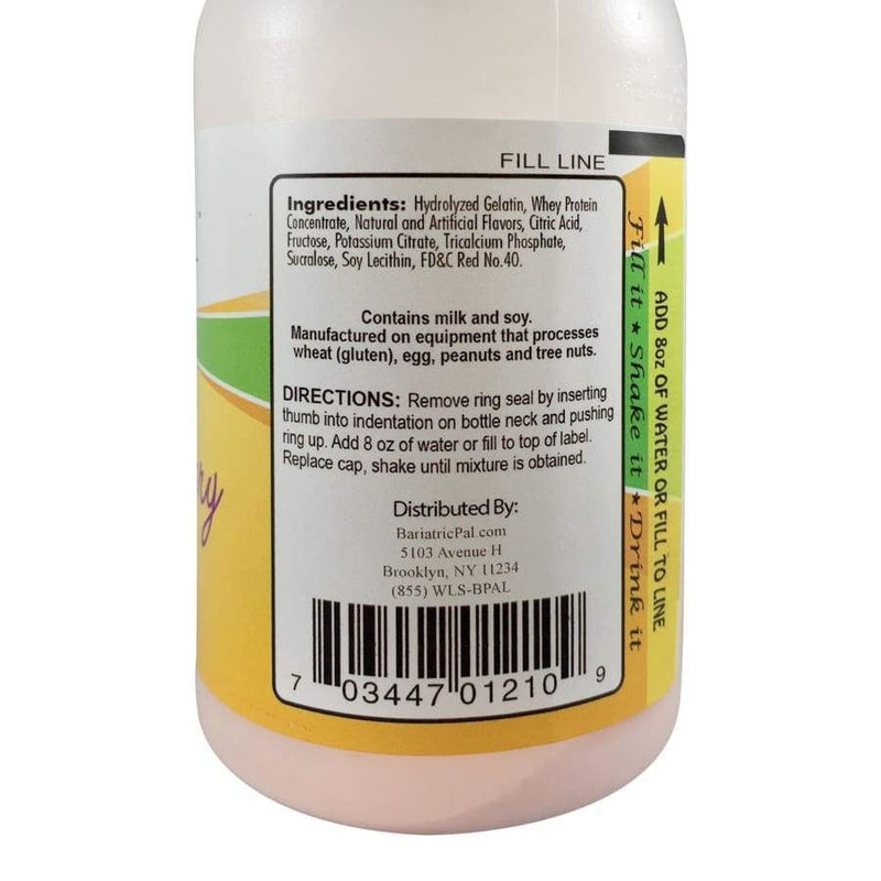 BariatricPal Ready To Shake Instant 15g Protein Fruit Drink - Lemon Raspberry - Ready-To-Shake Protein