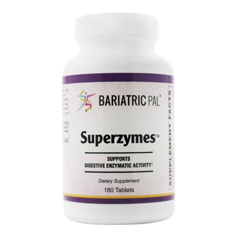 BariatricPal Superzymes Digestive Aid Tablets - Supports Digestive Enzymatic Activity