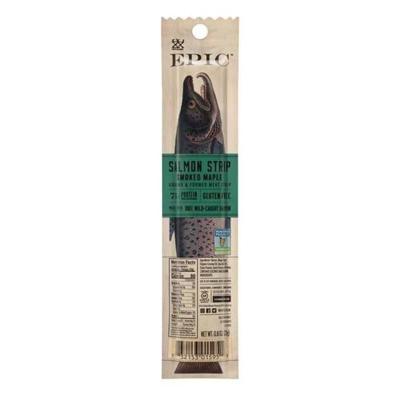 Epic Snack Strips - Smoked Salmon Maple Fillet 