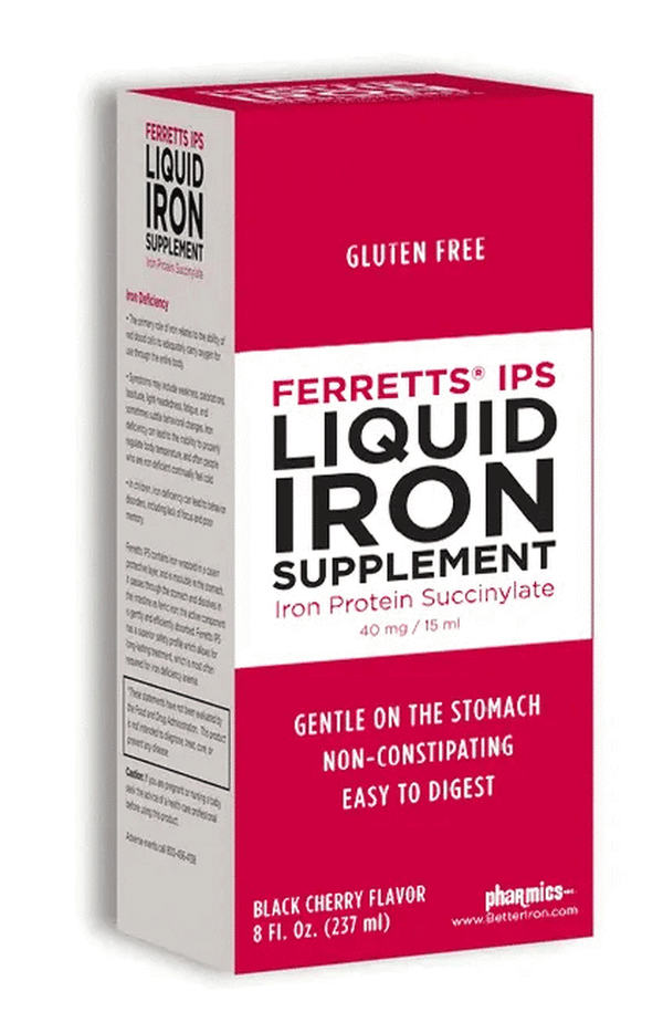 Ferretts IPS Iron (40mg) Supplement - Liquid (8oz) 