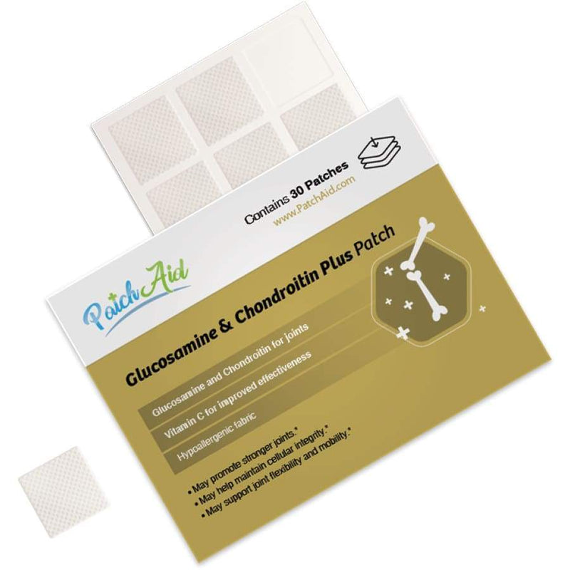 Glucosamine and Chondroitin Topical Plus Patch by PatchAid - Vitamin Patch