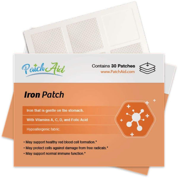 Iron Plus Vitamin Patch by PatchAid - 30-Day Supply - Vitamin Patch