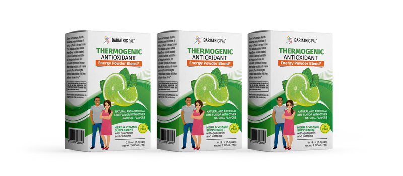 BariatricPal Thermogenic Antioxidant Energy Powder Blend - Available in 3 Flavors! 