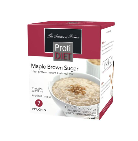 Proti Diet 15g Hot Protein Breakfast - Maple Brown Sugar Oatmeal