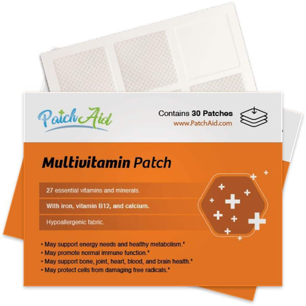 MultiVitamin Plus Topical Patch by PatchAid - 30-Day Supply - Vitamin Patch