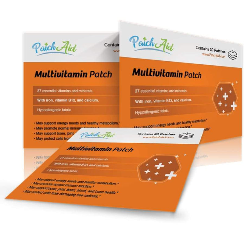 MultiVitamin Plus Topical Patch by PatchAid - 3-Month Supply - Vitamin Patch