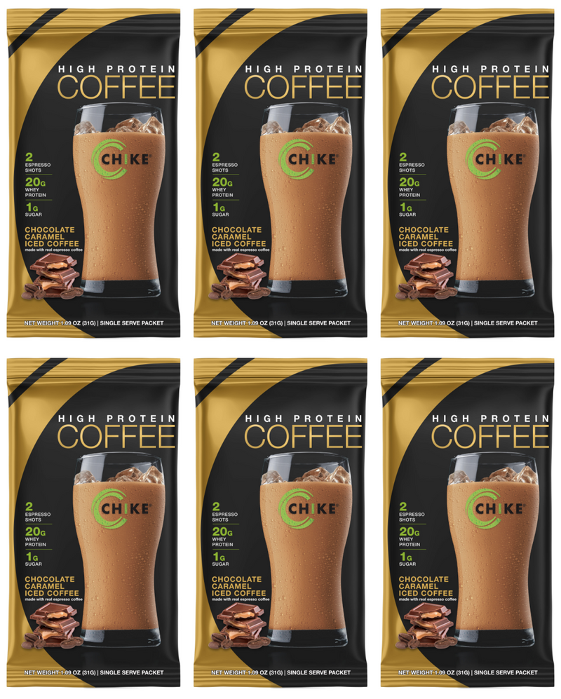 Chike Nutrition High Protein Iced Coffee Single Packets - Available in 8 Flavors! 