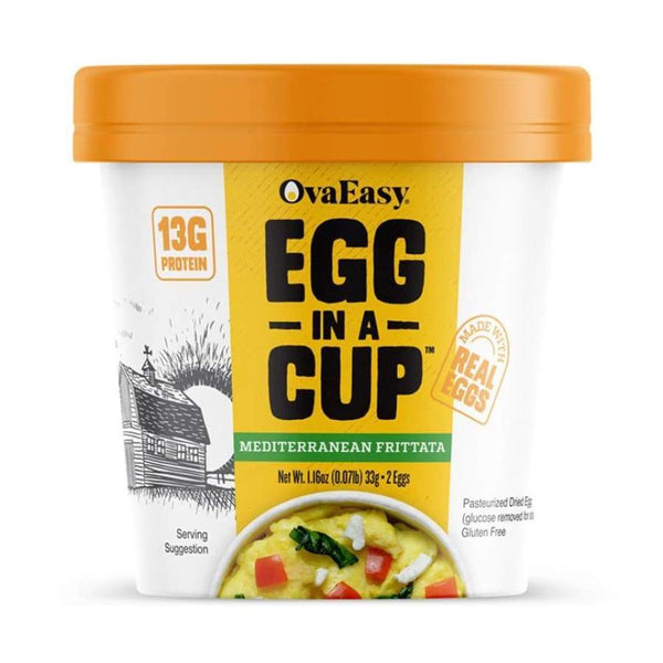 OvaEasy Egg In A Cup - Mediterranean Frittata (13g protein per cup!) 