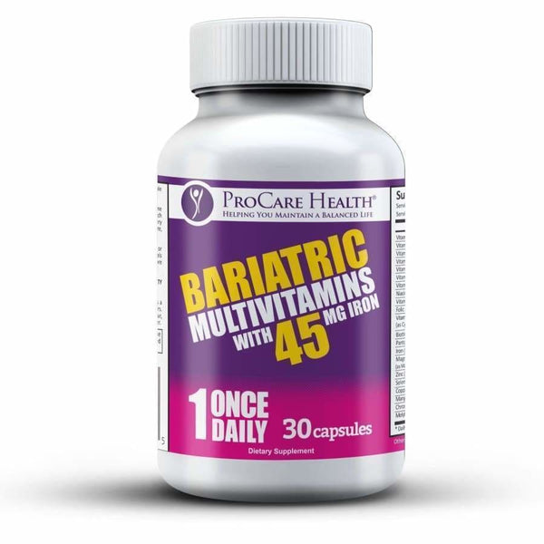 ProCare Health "1 per Day!" Bariatric Multivitamin Capsule with 45mg Iron 