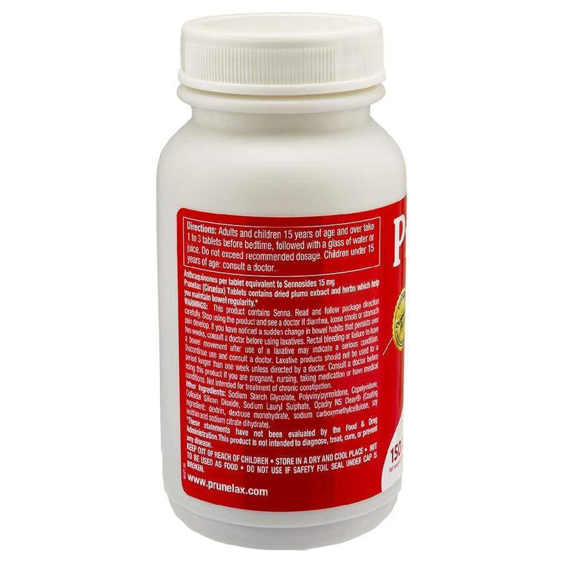 Prunelax Ciruelax Natural Laxative - Coated Tablets (150ct) 