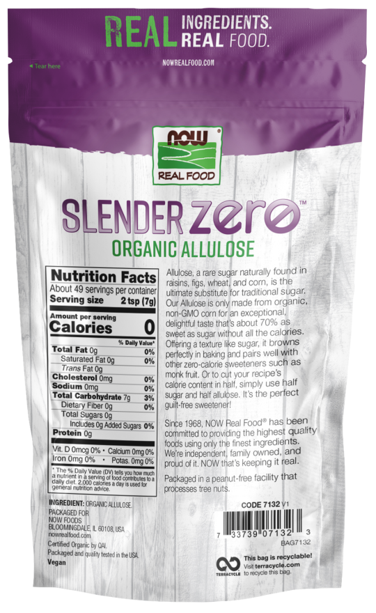 NOW Slender Zero™  Organic Allulose Powder